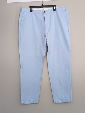 Brooks Brothers Clark Men's Light Blue Casual Chino Pants 42/32